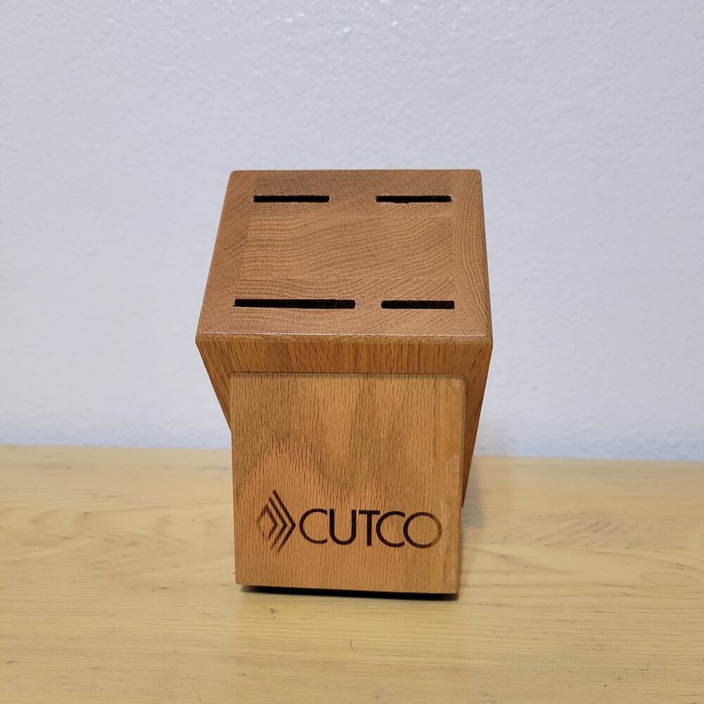 CUTCO Knife Block 4 Slot USA Made Excellent Condition FAST SHIPPING